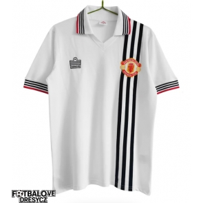 Manchester United 1975-1980 Retro Venkovní Dres Krátký Rukáv